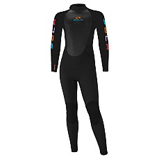 Combinaison Néoprène Sola Kids Fire 4/3Mm Back Zip - Noir Combinaison Néoprène Sola Kids Fire 4/3Mm Back Zip - Noir